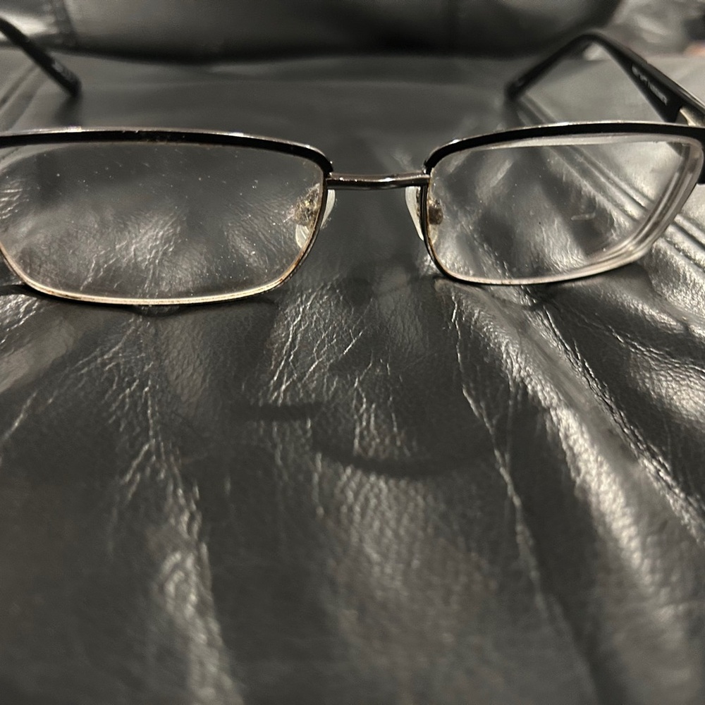 Classic Black Rectangular Glasses Big Men Big Result frame only